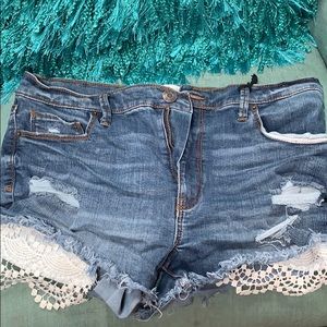Mudd shorts high rise